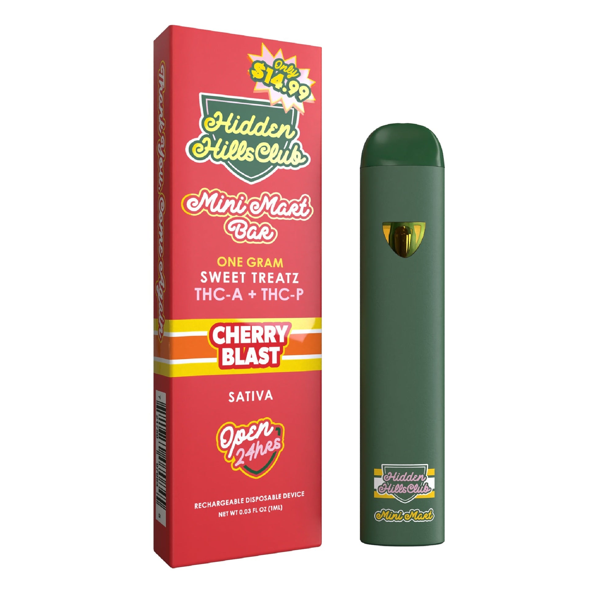 Hidden Hills Sweet Treatz Mini Mart Bar - 1000mg - Everything 420 Hidden Hills Sweet Treatz Mini Mart Bar - 1000mg - Everything 420