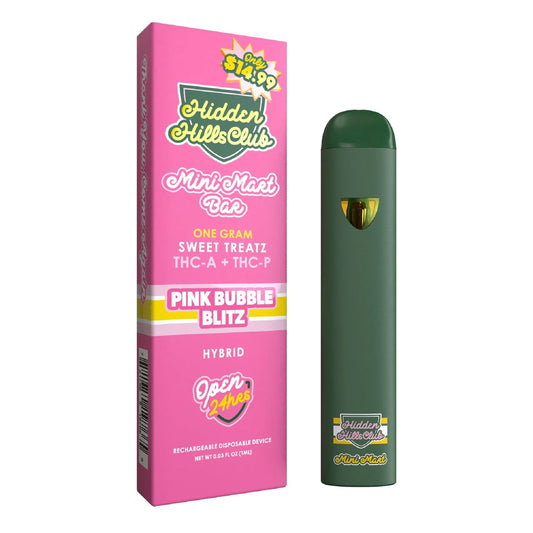 Hidden Hills Sweet Treatz Mini Mart Device - 1000mg Pink Bubble Blitz (H) / 1 Pack