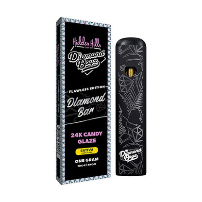 Hidden Hills THC-A Diamond Bar Device - 1000mg 24K Candy Glaze (S)