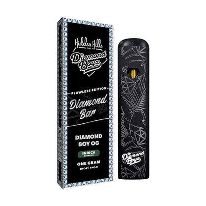 Hidden Hills THC-A Diamond Bar Vaporizer - 1000mg Diamond Boy OG