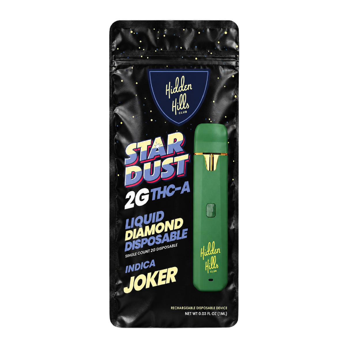 Hidden Hills THC-A Star Dust Device - 2000mg Jokers (I)