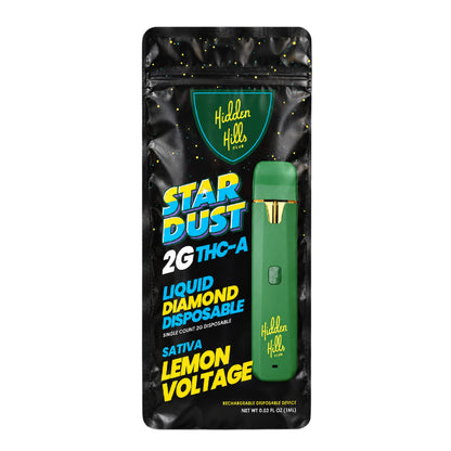Hidden Hills THC-A Star Dust Device - 2000mg Lemon Voltage (S)