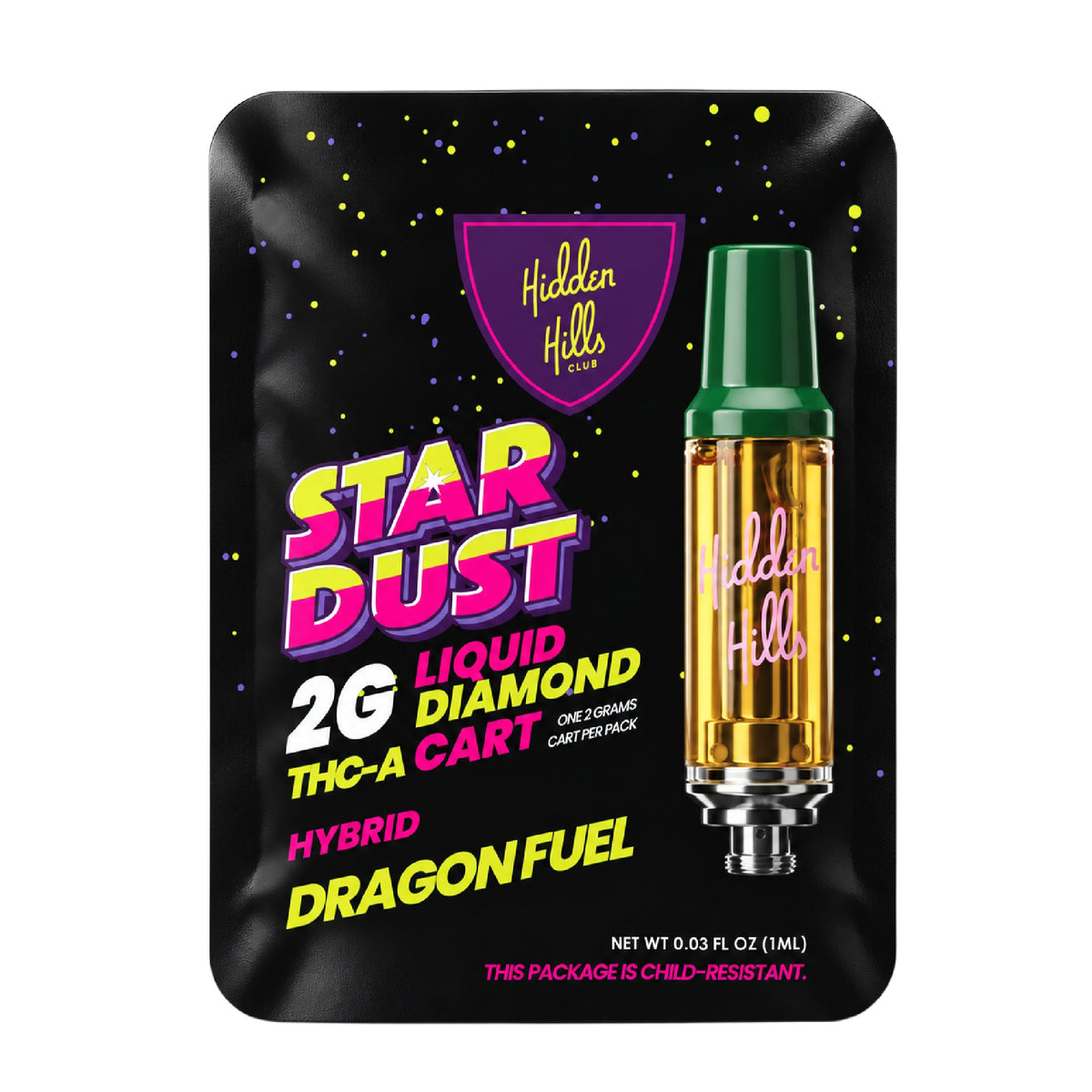 Hidden Hills THC-A Star Dust Unit - 2000mg Dragon Fuel (H)