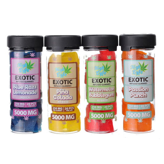 High Lyfe Exotic Blend THC-A Gummies - 5000mg