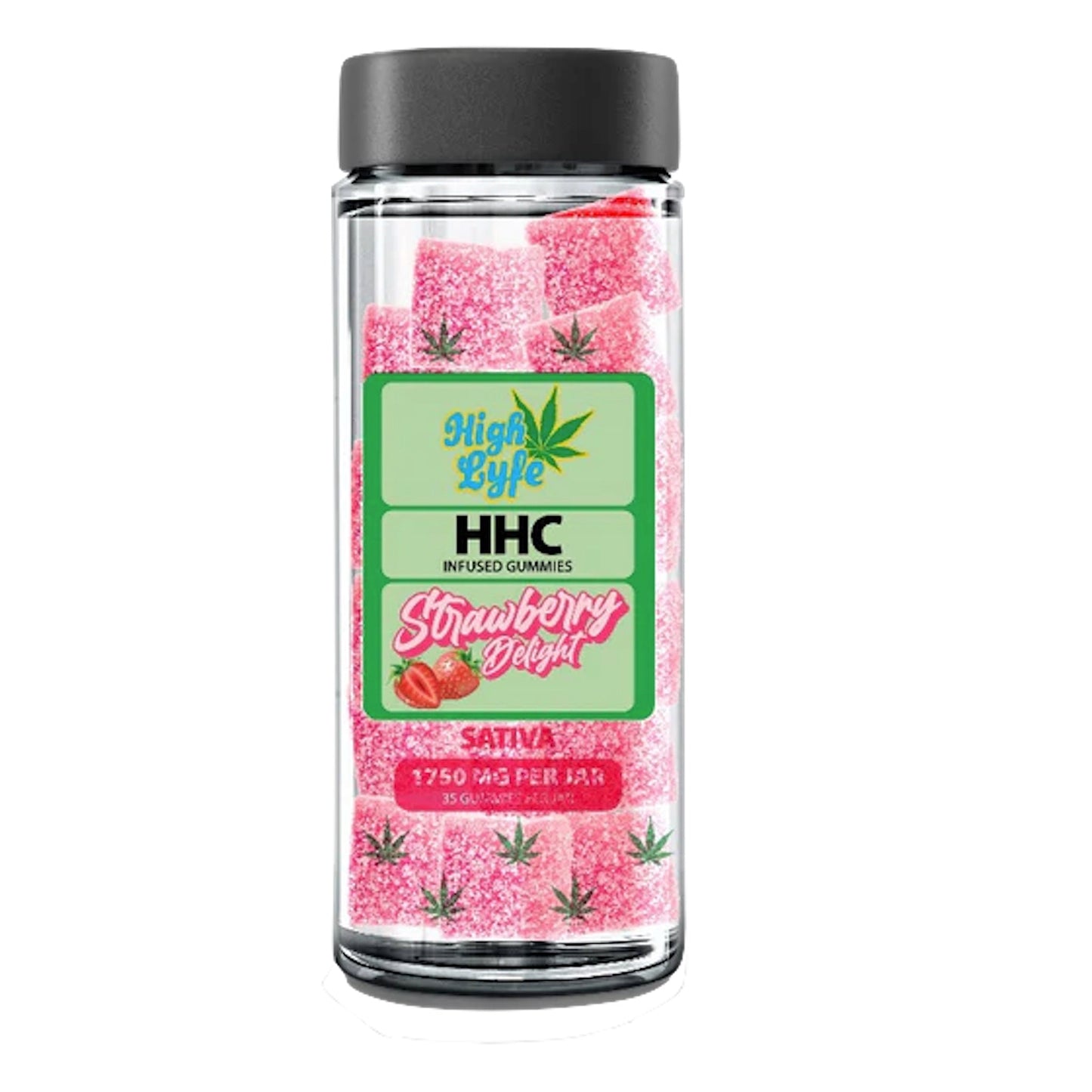 High Lyfe HHC Gummies - 1750mg Strawberry Delight / 1 Pack