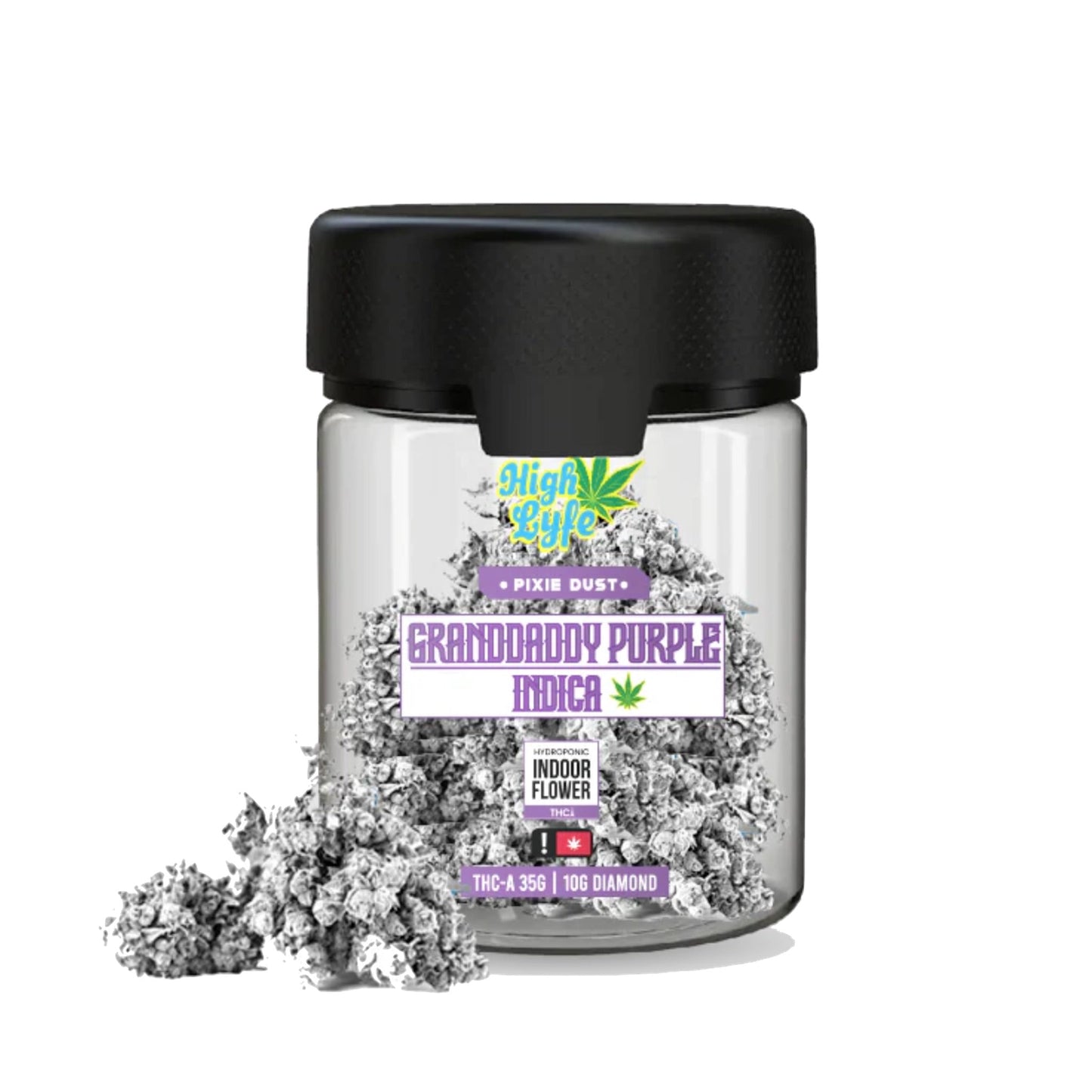 High Lyfe THC-A Pixie Dust Grandaddy Purp Flower - 35g