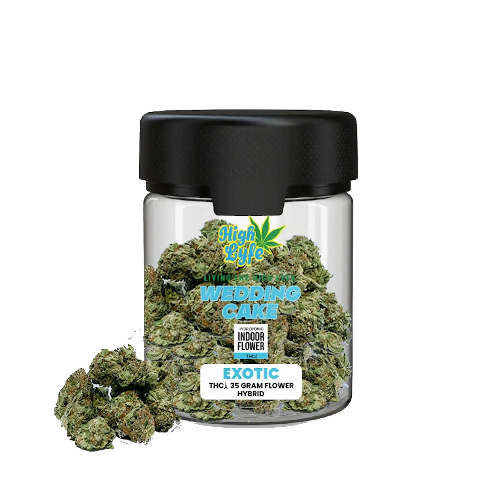 High Lyfe THC-A Wedding Cake Exotic Flower - 35g