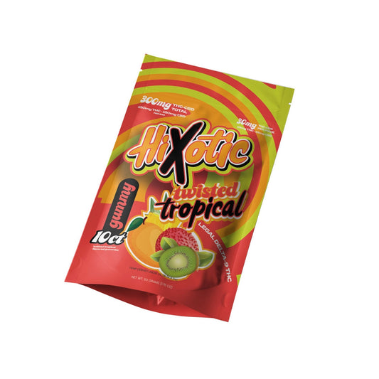 Hixotic Delta 9 + CBD Gummies - 300mg 1 / Twisted Tropical