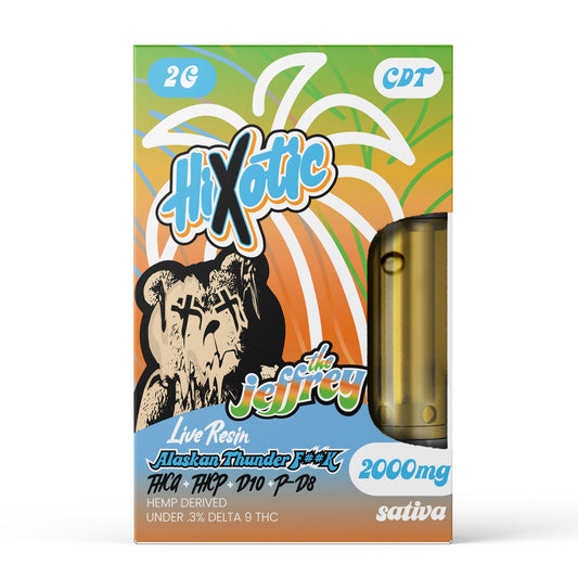 Hixotic Jeffrey Blend Cartridge - 2000mg Alaskan Thunder F*** / Single Cart