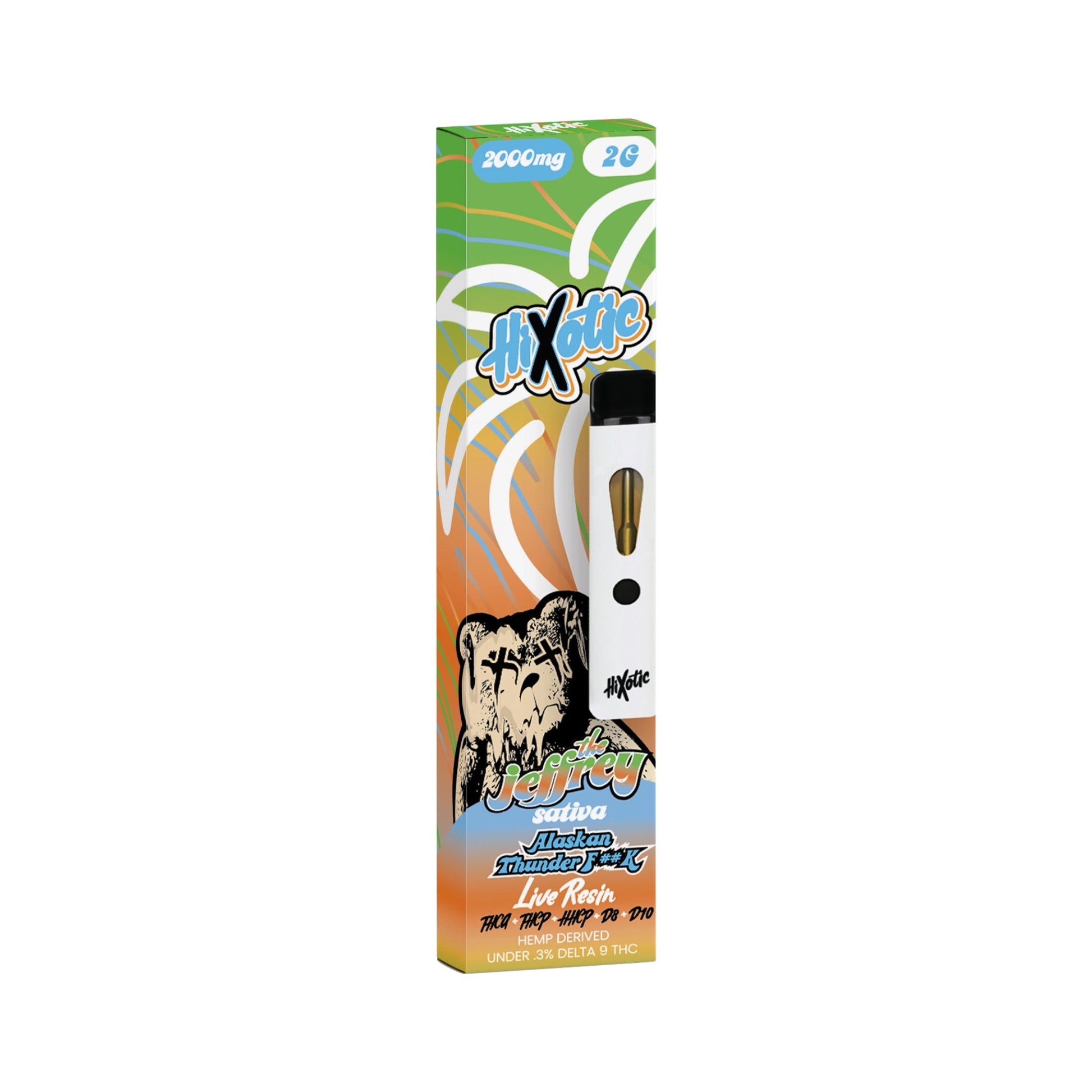 Hixotic Live Resin Jeffrey Blend Vaporizer - 2000mg - Everything 420 Hixotic Live Resin Jeffrey Blend Vaporizer - 2000mg - Everything 420