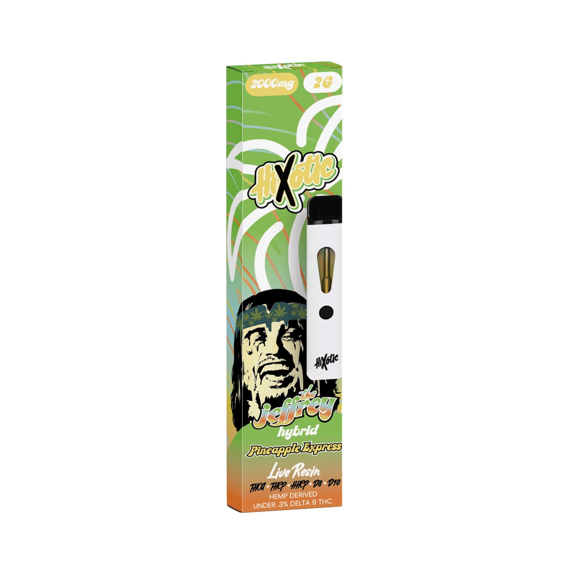 Hixotic Live Resin Jeffrey Blend Vaporizer - 2000mg - Everything 420 Hixotic Live Resin Jeffrey Blend Vaporizer - 2000mg - Everything 420