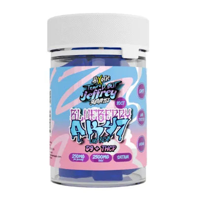 Hixotic Trapd Out Jeffrey Gummies - 2500mg Bluberry AK-47