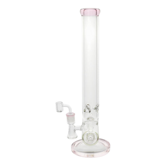 Huge Pink Inline Flex Bong - 17in