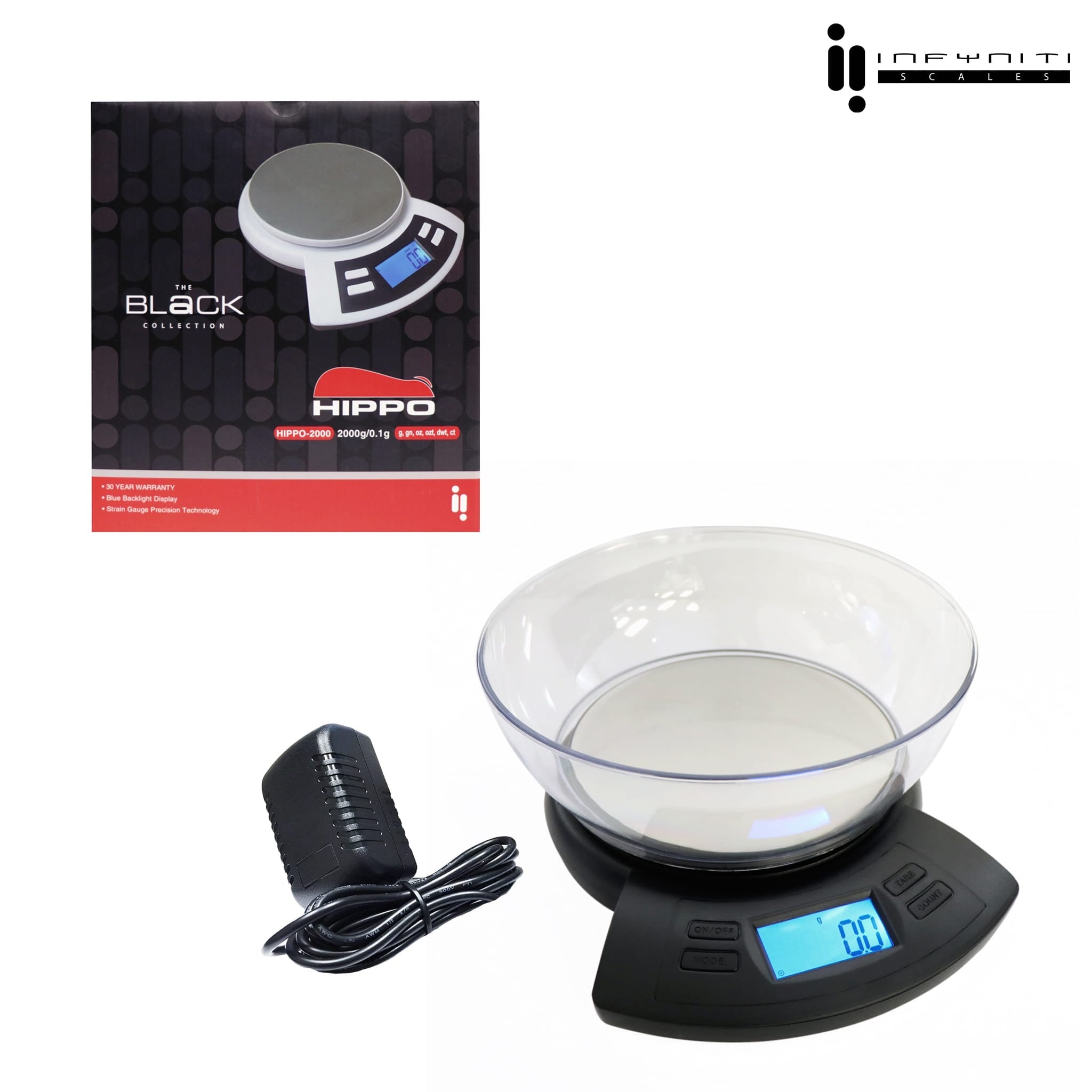 Infyniti Infyniti Hippo Digital Table Scale 2000g x 0.1g - Everything 420