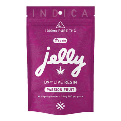 Jelly Delta 9 Live Resin Gummies - 1000mg Passion Fruit