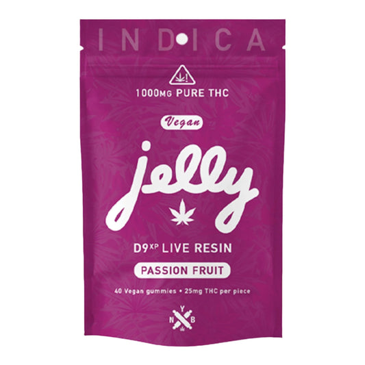 Jelly Delta 9 Live Resin Gummies - 1000mg Passion Fruit