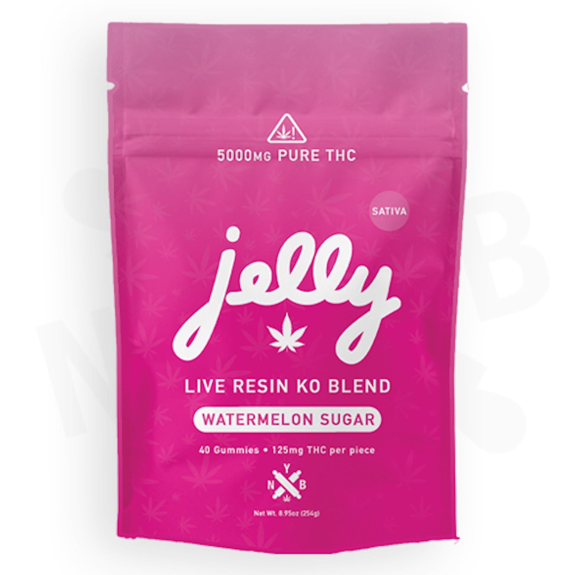 Jelly KO Live Resin Blend Gummies - 5000mg Watermelon Sugar