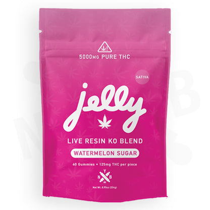 Jelly KO Live Resin Blend Gummies - 5000mg Watermelon Sugar