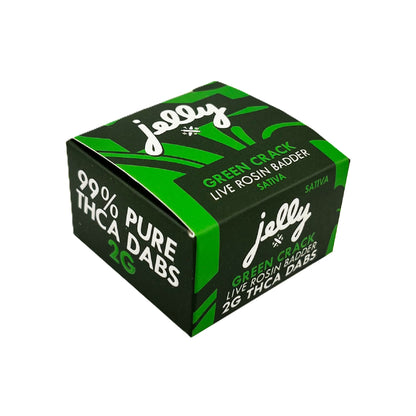 Jelly THC-A Live Rosin Badder - 2g Green Crack (S)