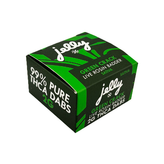 Jelly THC-A Live Rosin Badder - 2g Green Crack (S)