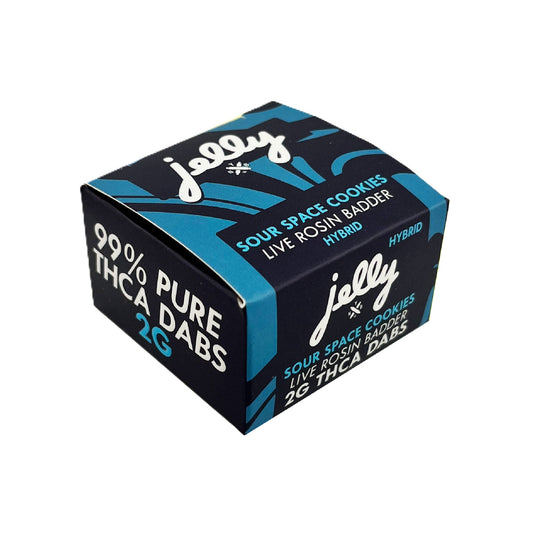 Jelly THC-A Live Rosin Badder - 2g Sour Space Cookies (H)