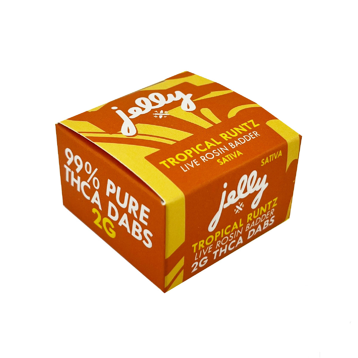 Jelly THC-A Live Rosin Badder - 2g Tropical Runtz (S)
