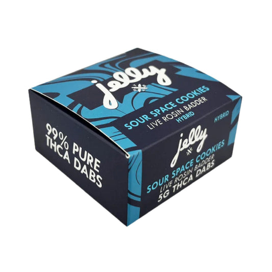 Jelly THC-A Live Rosin Badder - 5000mg Sour Space Cookies (H)