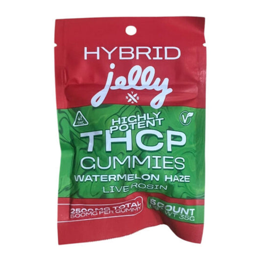 Jelly THC-P Live Rosin Gummies - 2500mg Watermelon Haze (H)