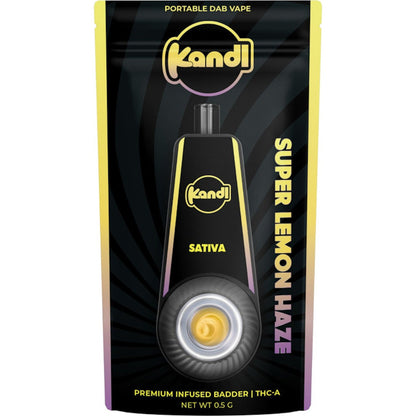 Kandl Premium Infused Badder Dab Pen - 500mg Super Lemon Haze (S)