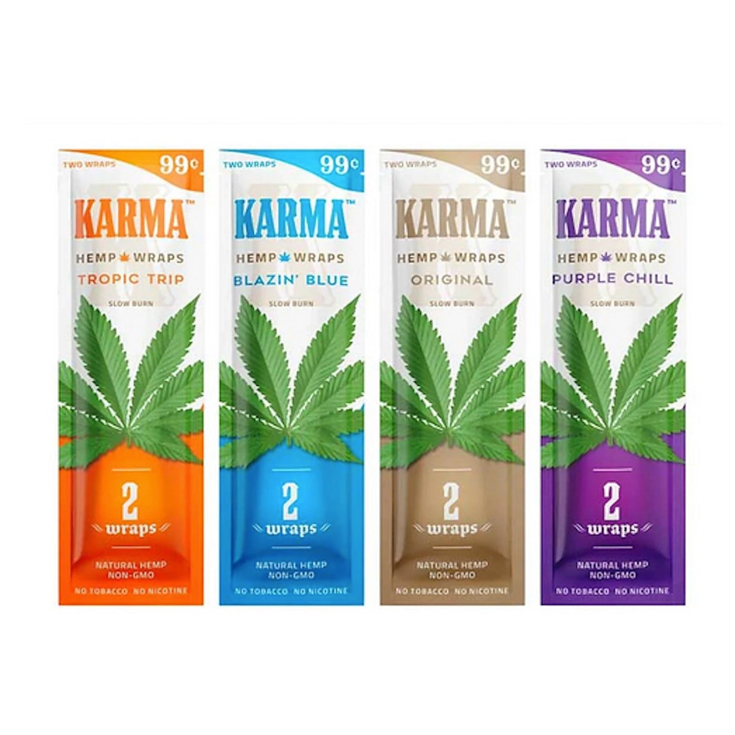 Karma Hemp Wraps - 4 Pack