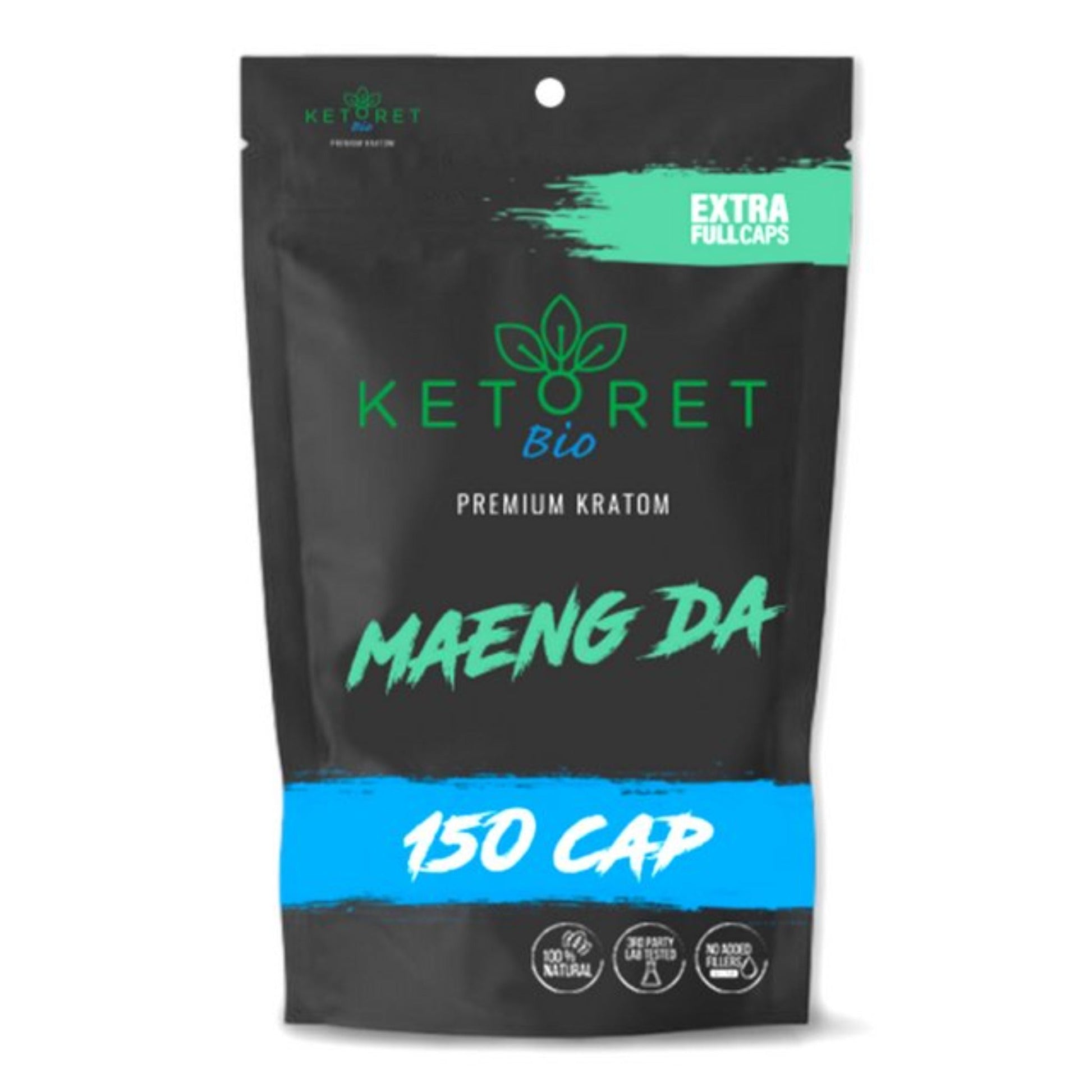 Ketoret Bio Kratom Capsules Maeng Da / 150 Capsule