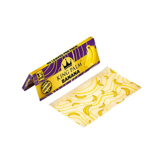 King Palm Rolling Papers - 2 Pack Banana / 1 1/4