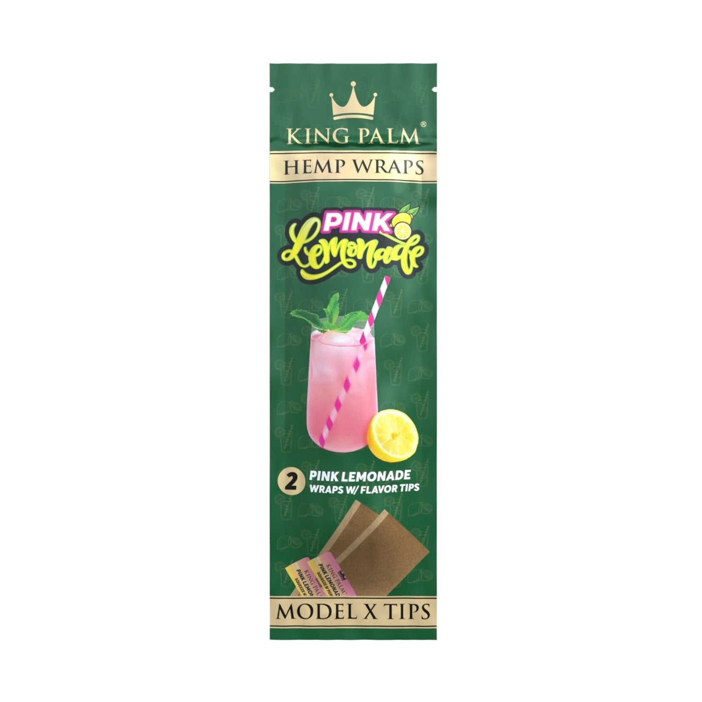 King Palm Wraps Hemp Pink Lemonade