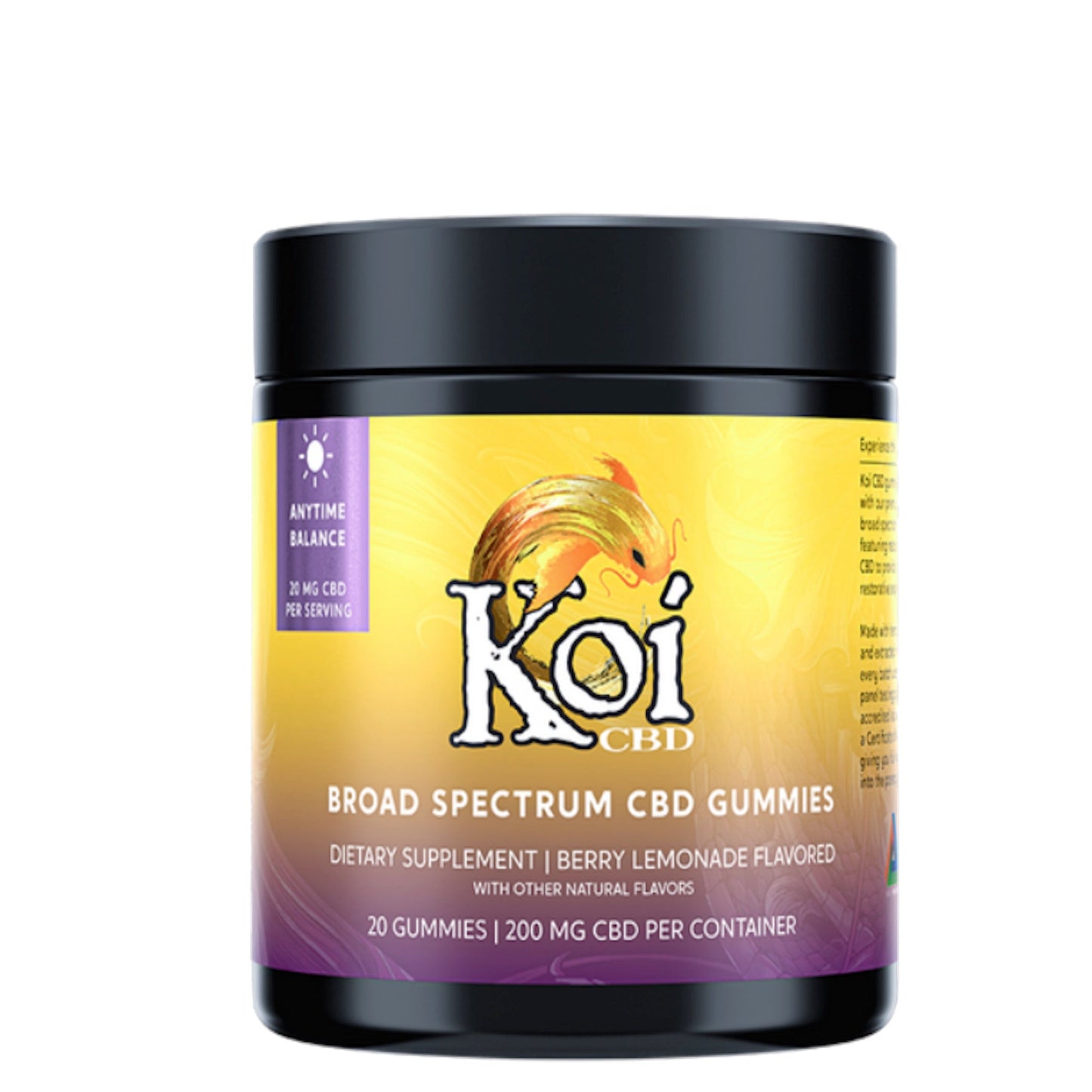 Koi CBD Berry Lemonade Anytime Gummies 200mg / 1 Pack