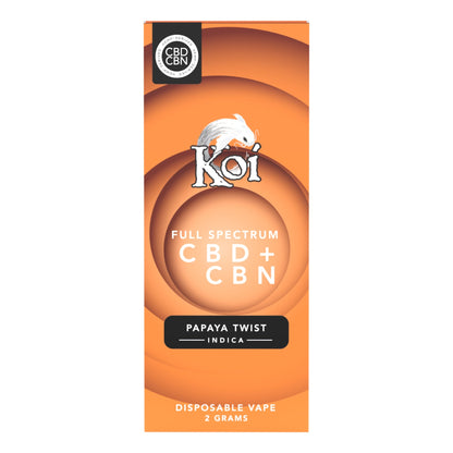 Koi CBD + CBN Papaya Twist Vaporizer - 2000mg