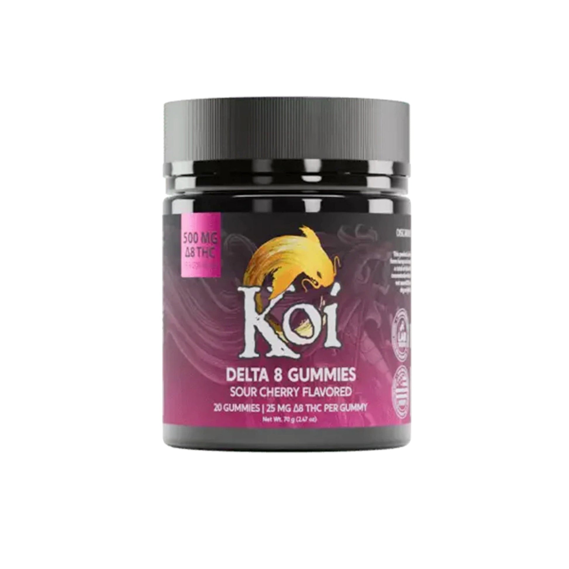 Koi Delta 8 Sour Cherry Gummies - 500mg