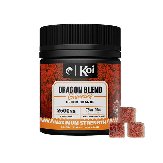 Koi Dragon Blend Blood Orange Gummies - 2500mg