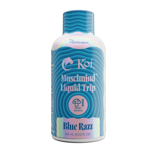 Koi Mushroom Blue Razz Liquid Trip Shot