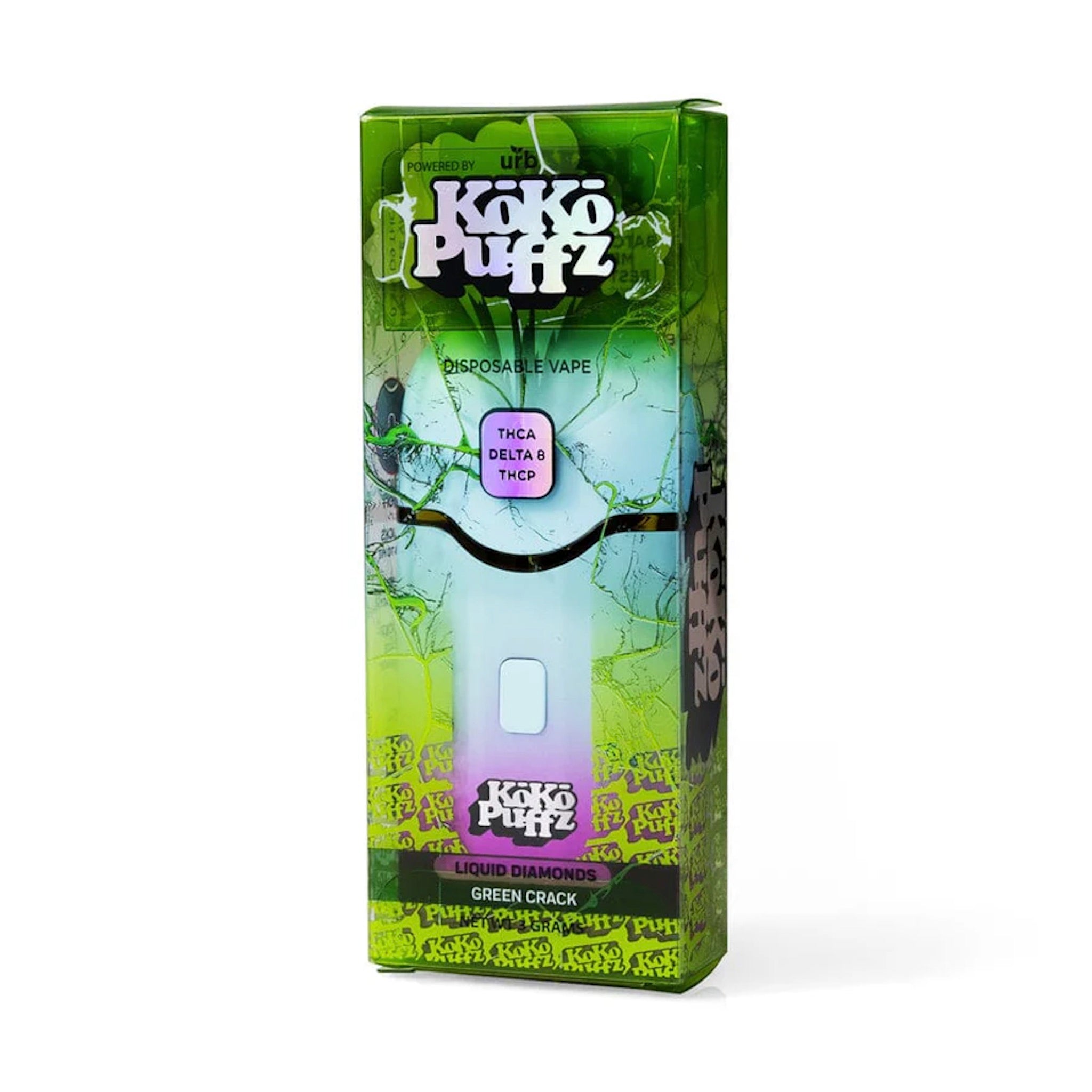 Koko Puffz Delta 8 + THC-A Vaporizer - 3000mg - Everything 420