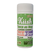 Kush Twice As Nice Double Stack THC Gummies - 10,000mg Peach / Grape