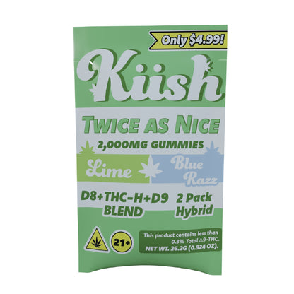 Kush Twice As Nice Double Stack THC Gummies - 2,000mg