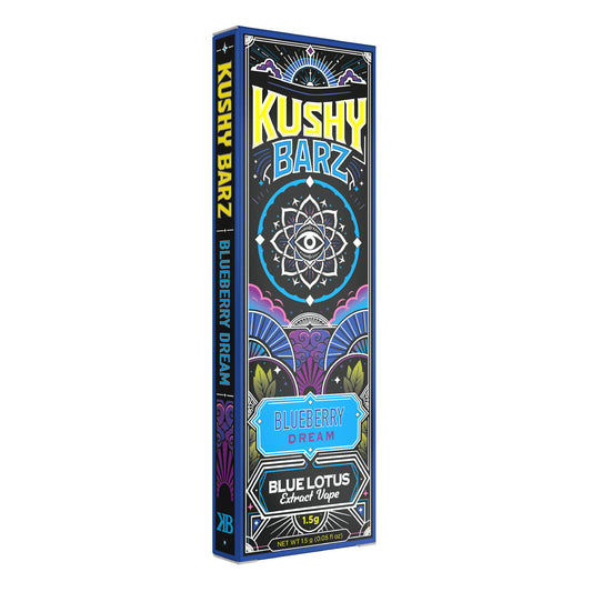 Kushy Barz High Potency Blue Lotus Extract Device - 1500mg Blueberry Dream