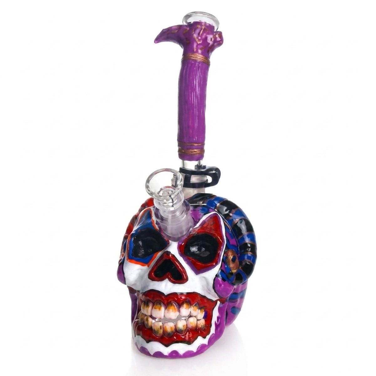 La Catrina Bubbler Bong - 11in
