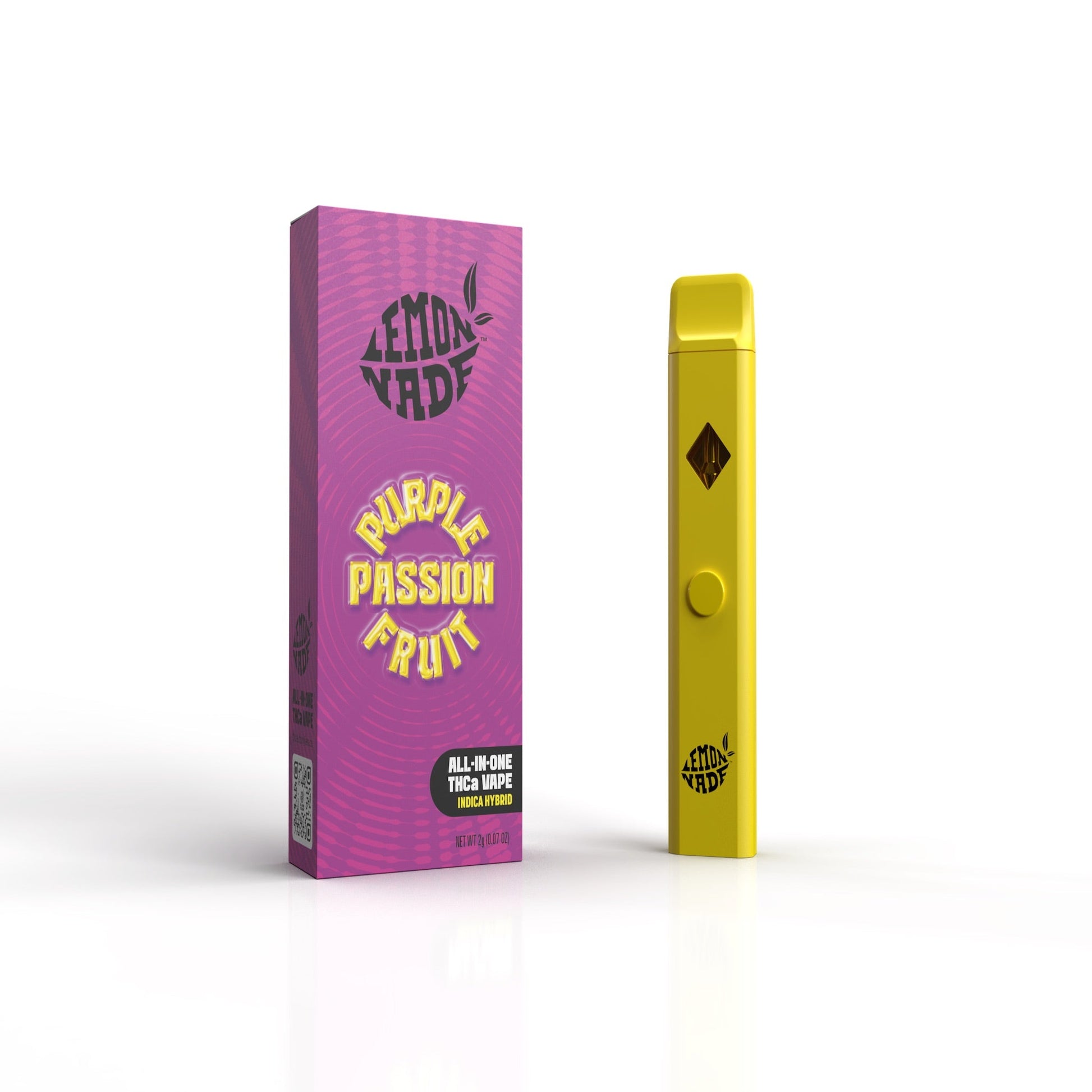 LemonNade THC-A Vaporizer - 2000mg Purple Passion Fruit