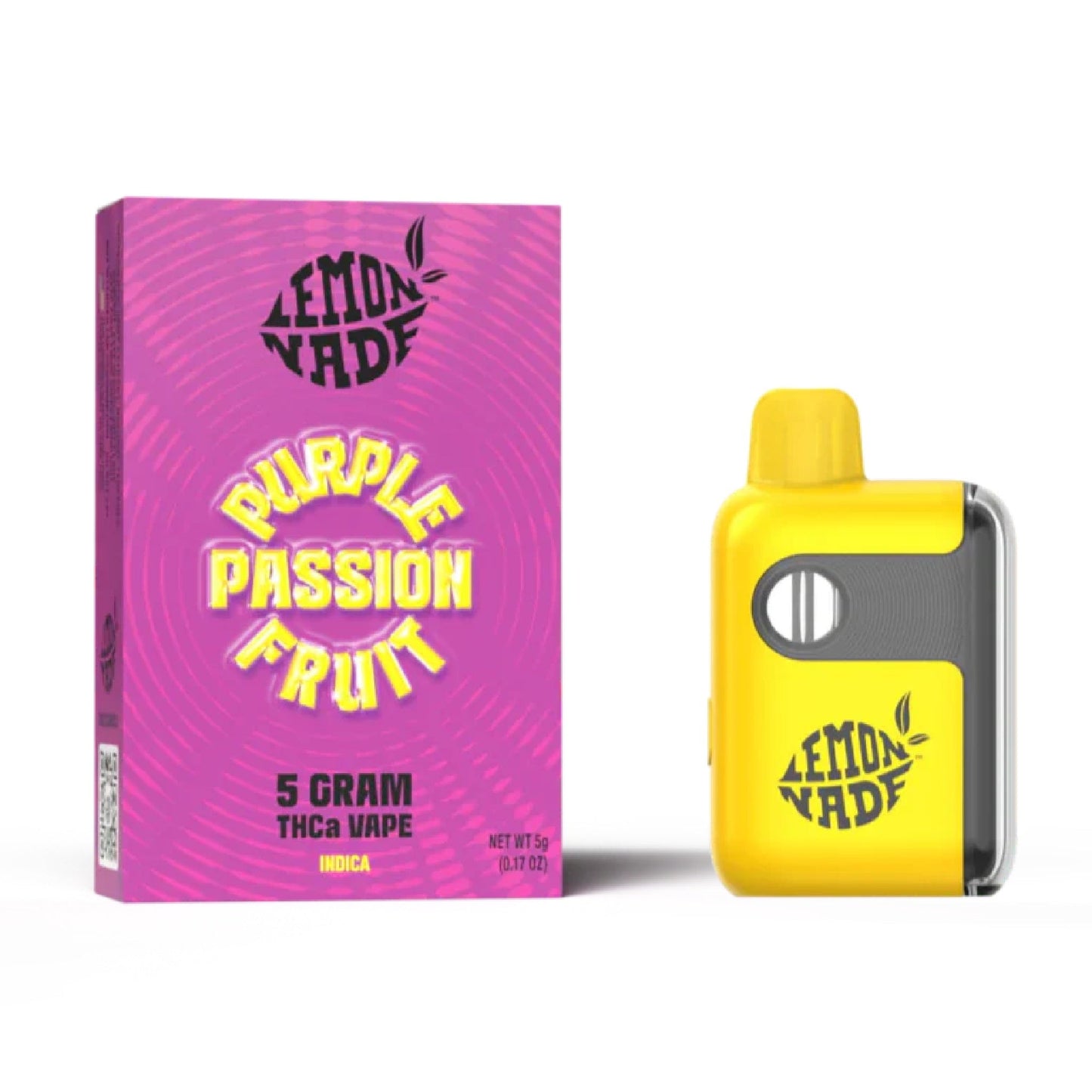 LemonNade THCa Blend Vaporizer - 5000mg Purple Passion Fruit (I)
