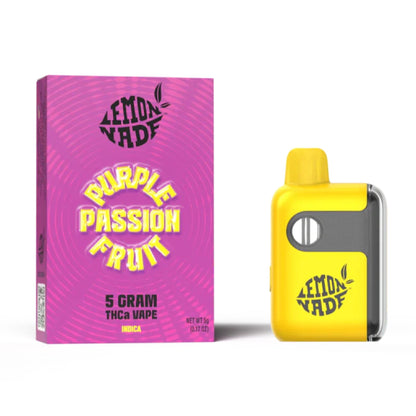 LemonNade THCa Blend Vaporizer - 5000mg Purple Passion Fruit (I)