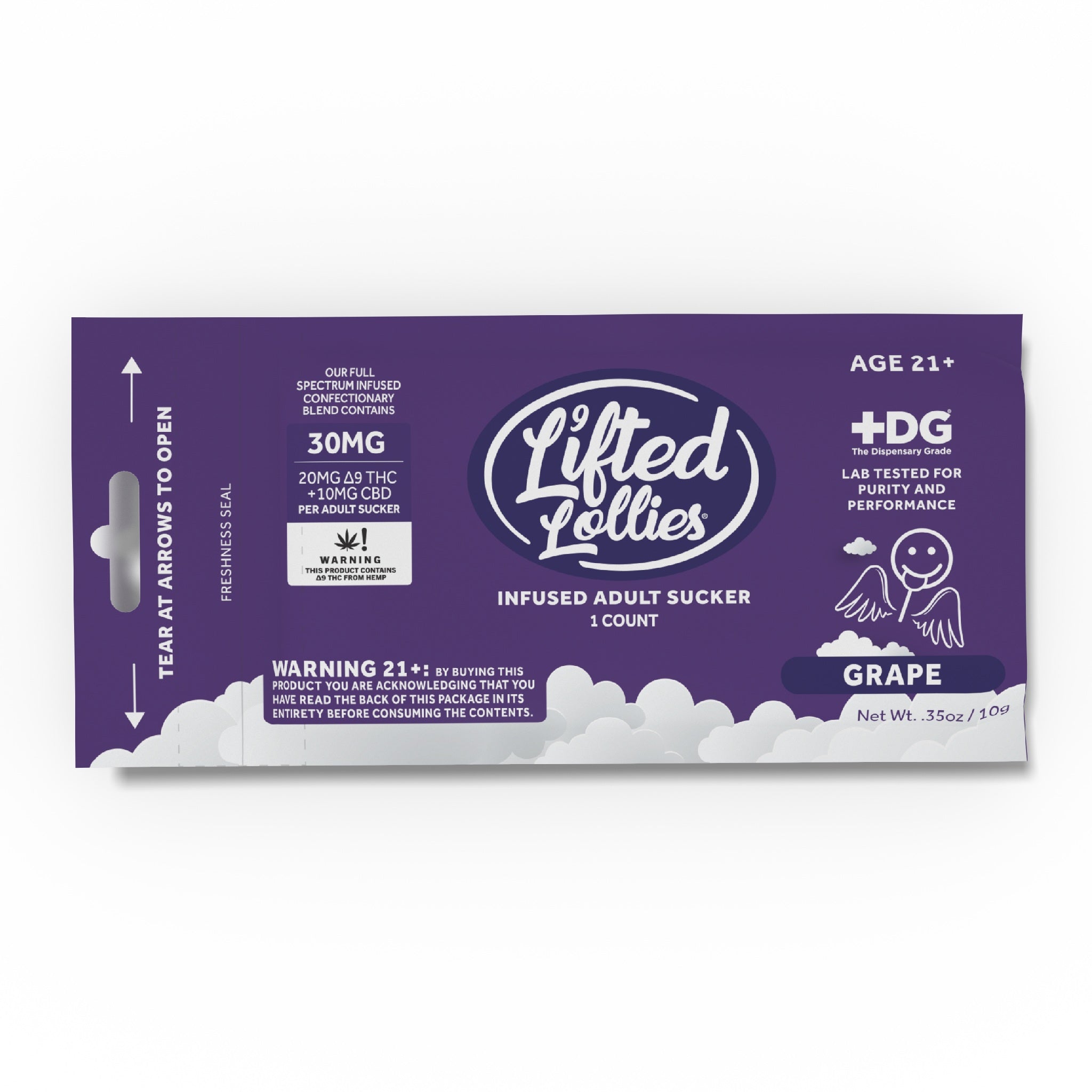 Lifted Lollipop THC Infused Adult Suckers - 1ct - Everything 420