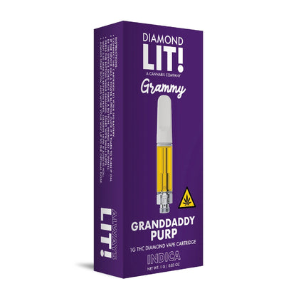 Lit! Grammy THC-A Device - 1g Granddaddy Purp (I) / 1 Pack