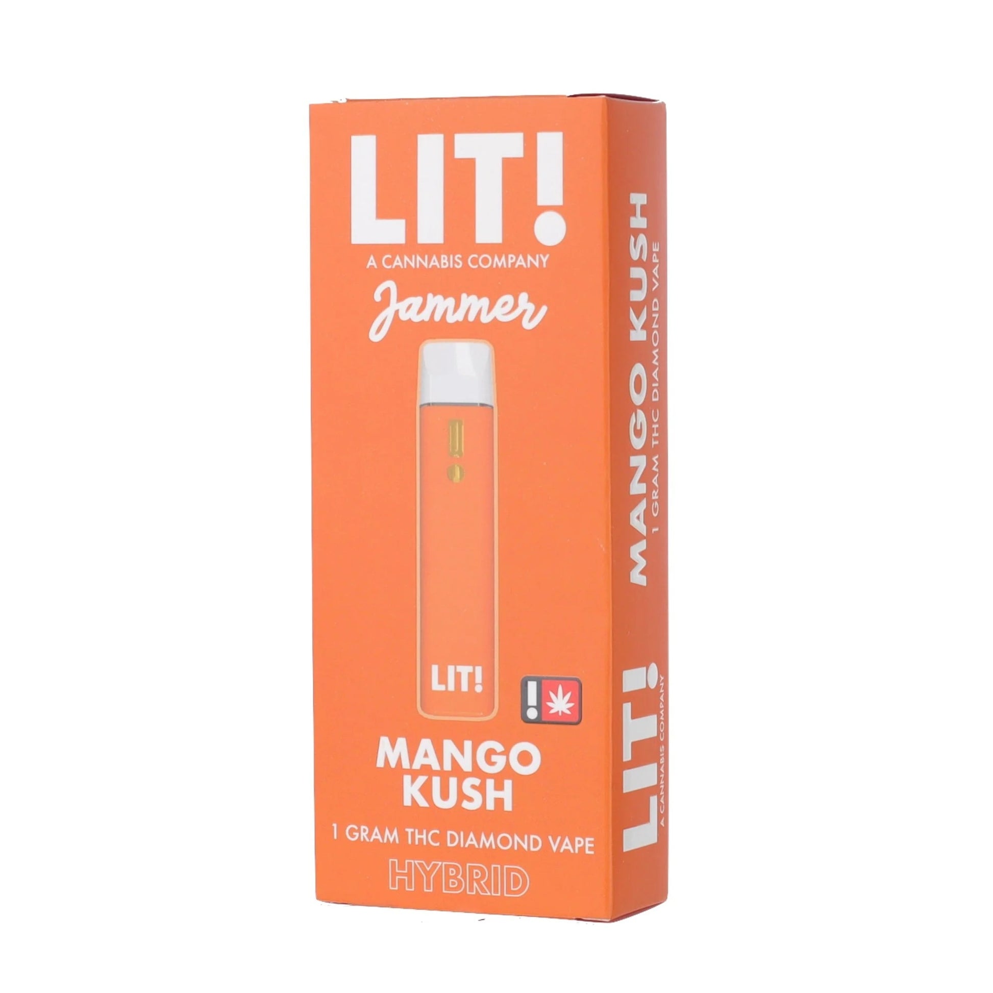 Lit! THC-A Liquid Diamonds Device - 1000mg Mango Kush (H) / 1 Pack