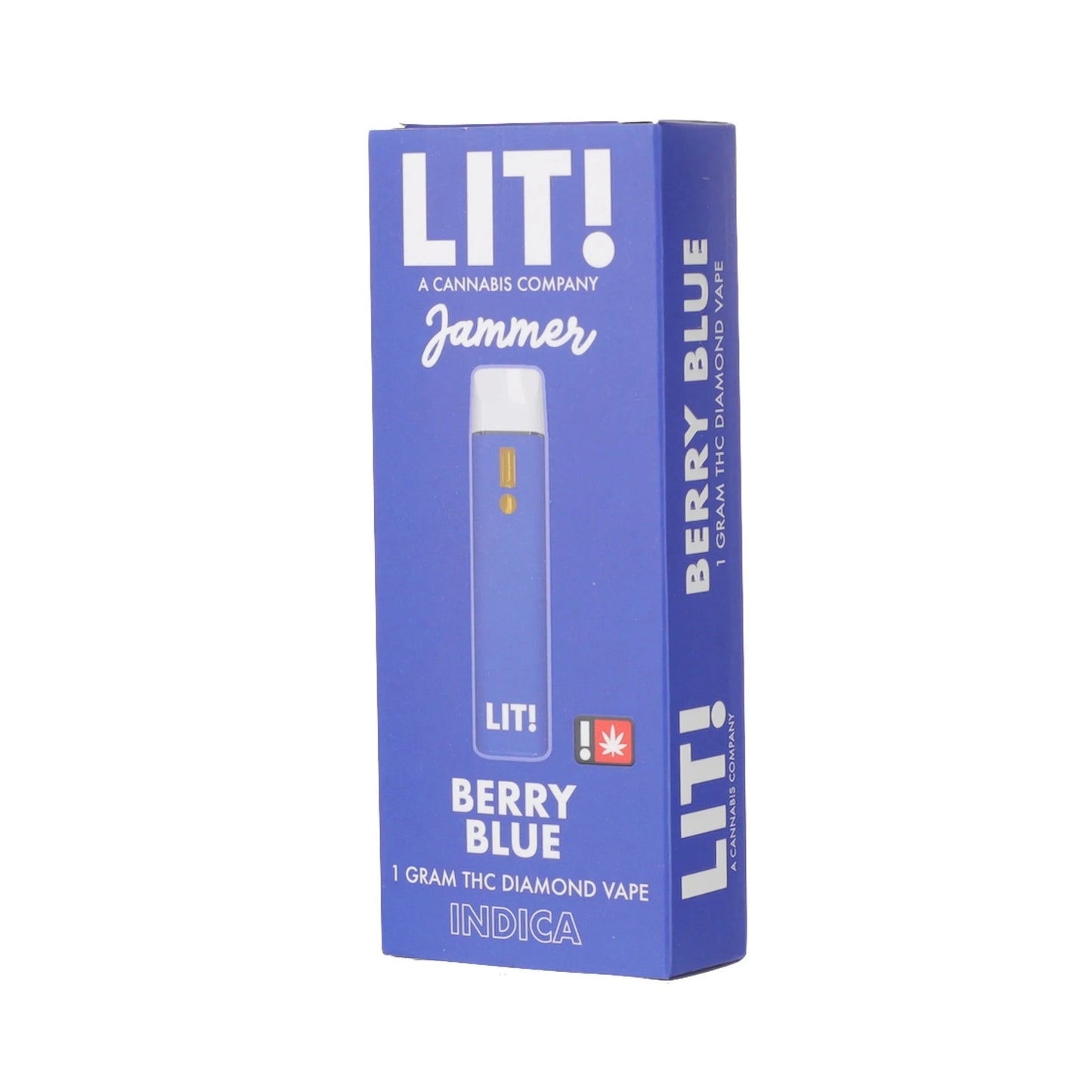 Lit! THC-A Liquid Diamonds Device - 1000mg Berry Blue (I) / 1 Pack